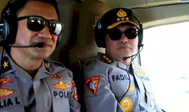 Tinjau-Lewat-Patroli-Udara,-Astamaops-Kapolri-Pastikan-Kesiapan-Pengamanan-MotoGP-Mandalika-2025