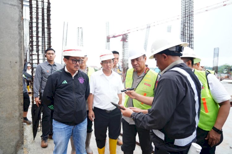 Wakapolri Tinjau Pembangunan SMA Kemala Taruna Bhayangkara Progres Capai 43 Persen